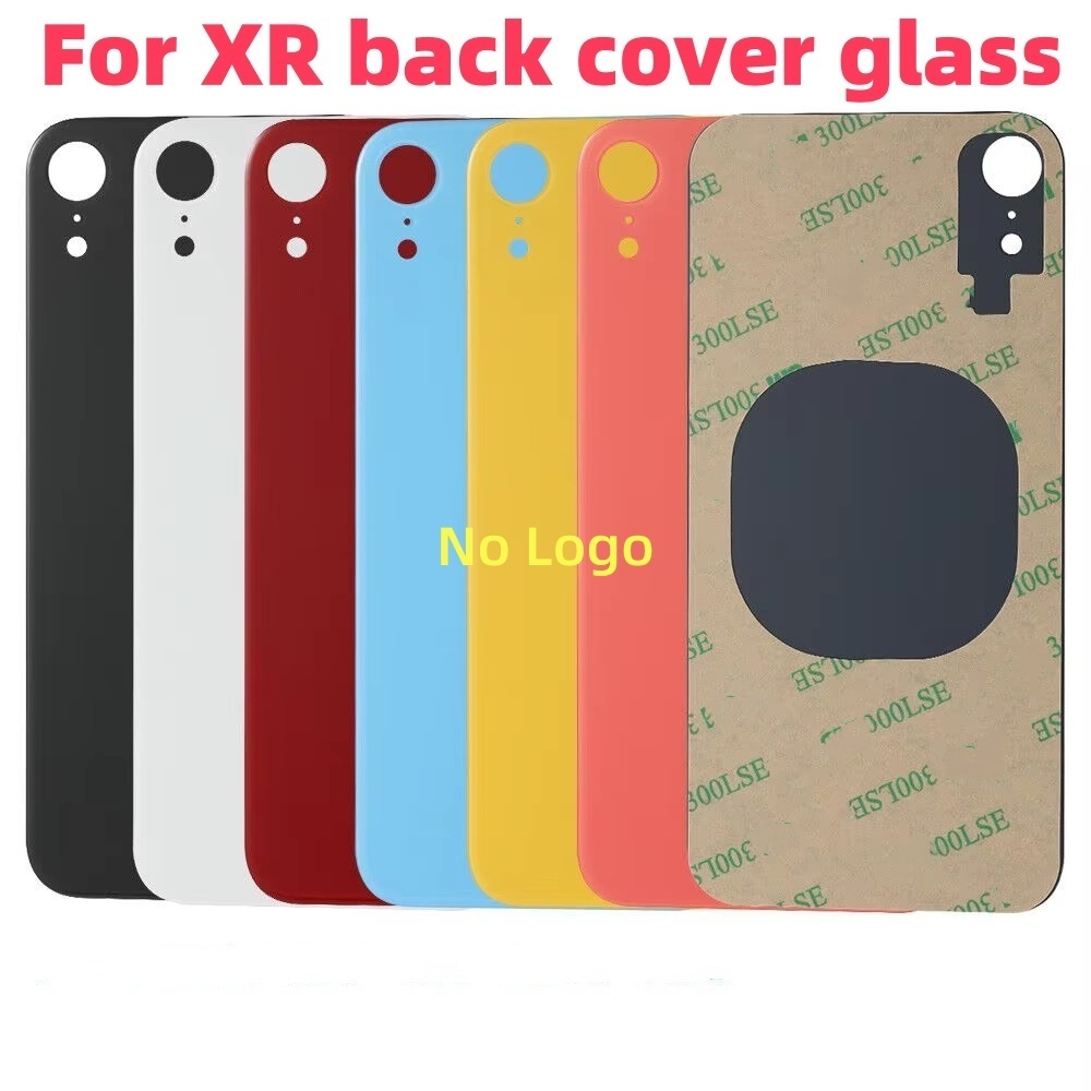 Phone Battery Replacement - iPhone XR用バックガラス バックカバーガラス 交換用ハウジング バッテリーカバー 大穴
