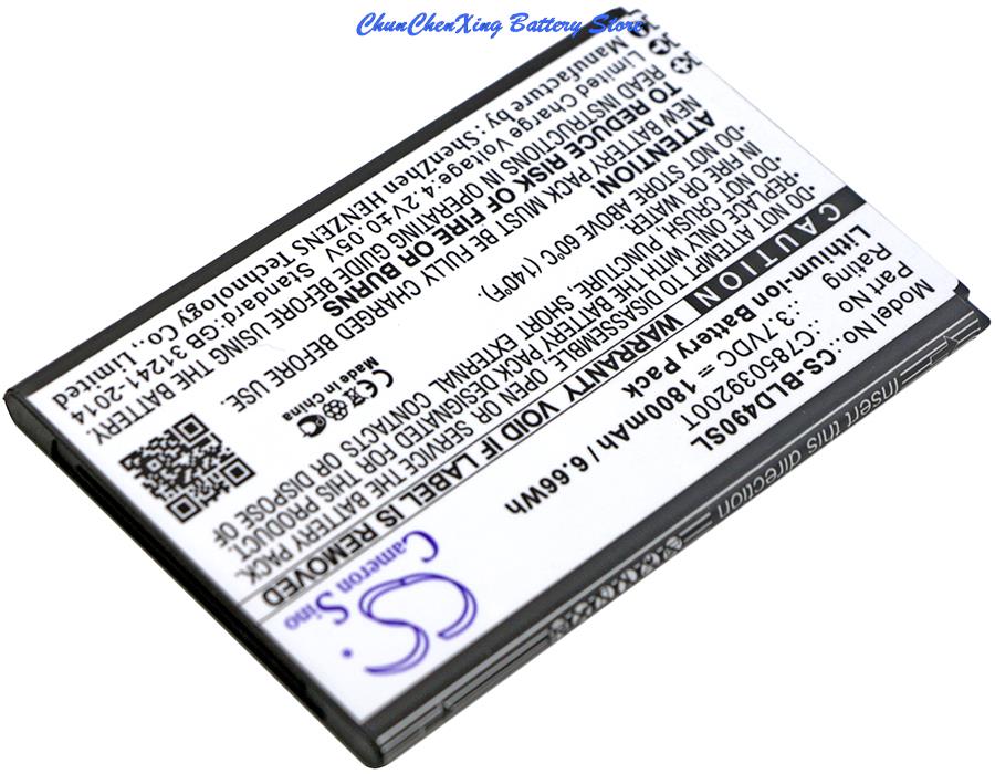 Phone Battery Replacement - 交換用 1800mAh バッテリー C785039200T BLU D090L