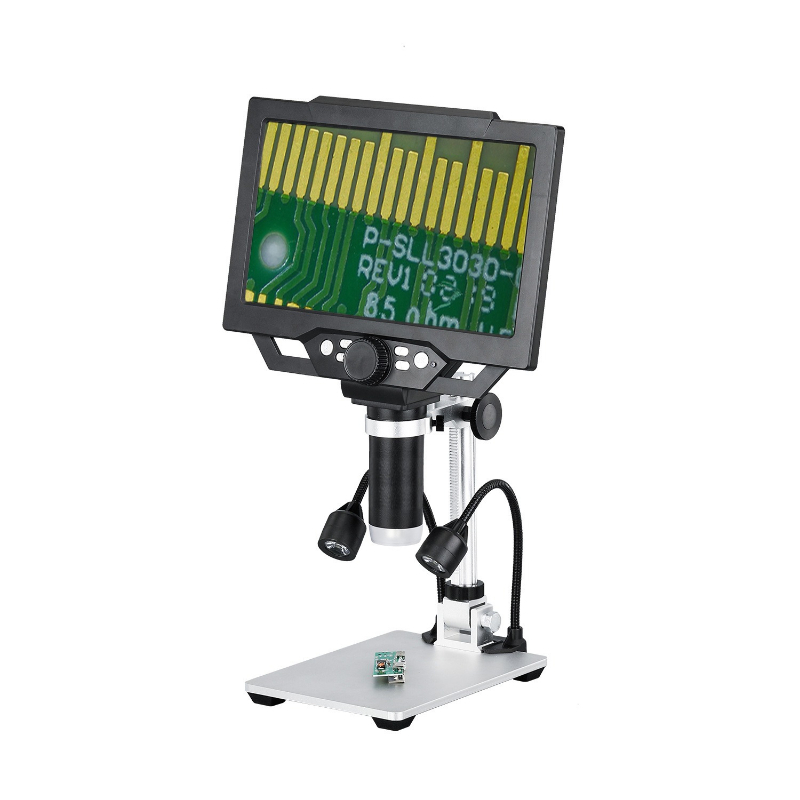 ポータブルLCDデジタル顕微鏡 50‑1600倍 12MP  - Electronics Repair In Usa のレビューと価格