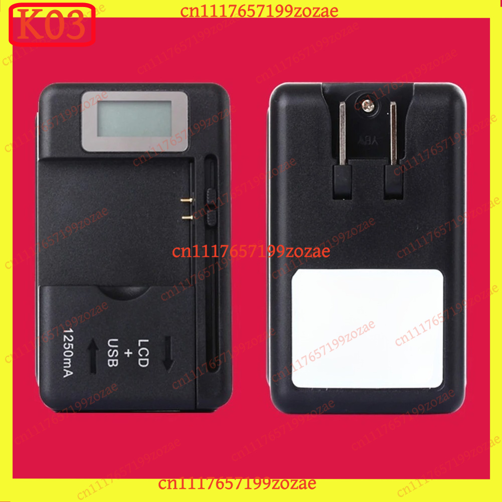K03ユニバーサルモバイルバッテリーチャージャー、LCDディ - Phone Battery Replacement のレビューと価格